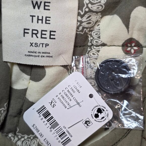 NWT We The Free Zazu Reversible Liner Jacket XS - Picture 13 of 16